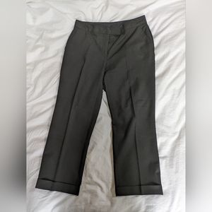 INC black dress work cropped ankle pants size 4P